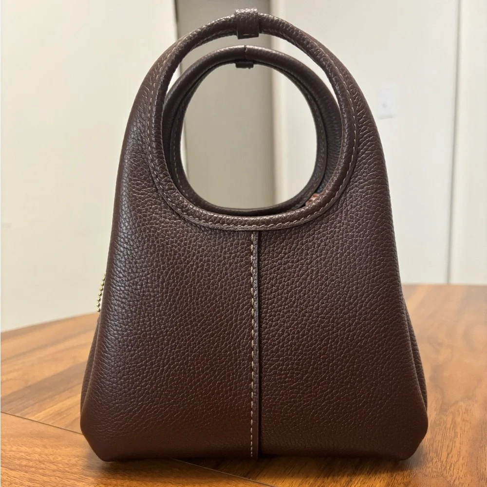 Coach Lana Shoulder Bag 19 Maple/Brass - Picture 5 of 9